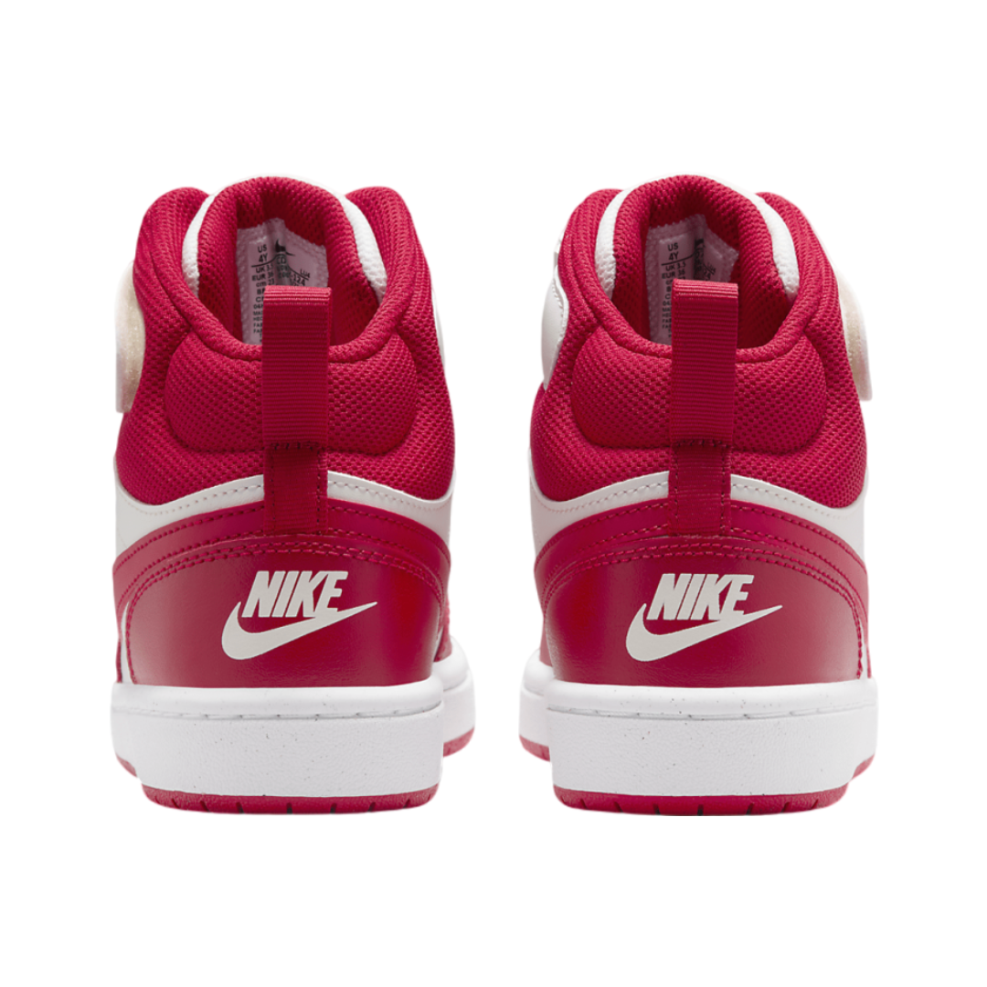 Nike Big Kids' Court Borough Mid 2 GS Shoes - CD7782-124