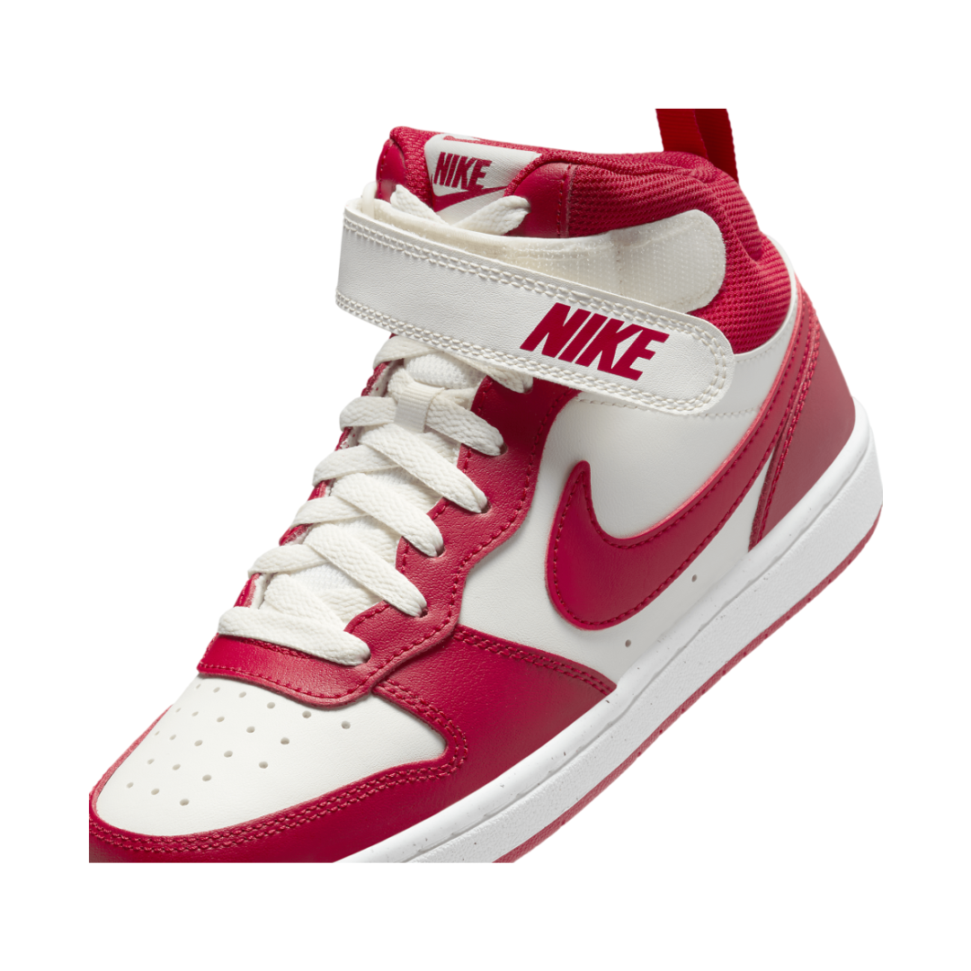 Nike Big Kids' Court Borough Mid 2 GS Shoes - CD7782-124