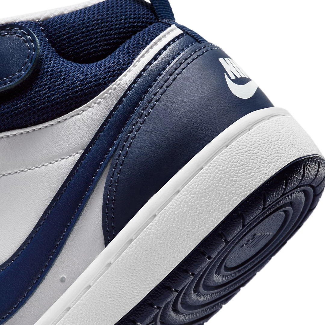 Nike Big Kids' Court Borough Mid 2 Shoes CD7782-107