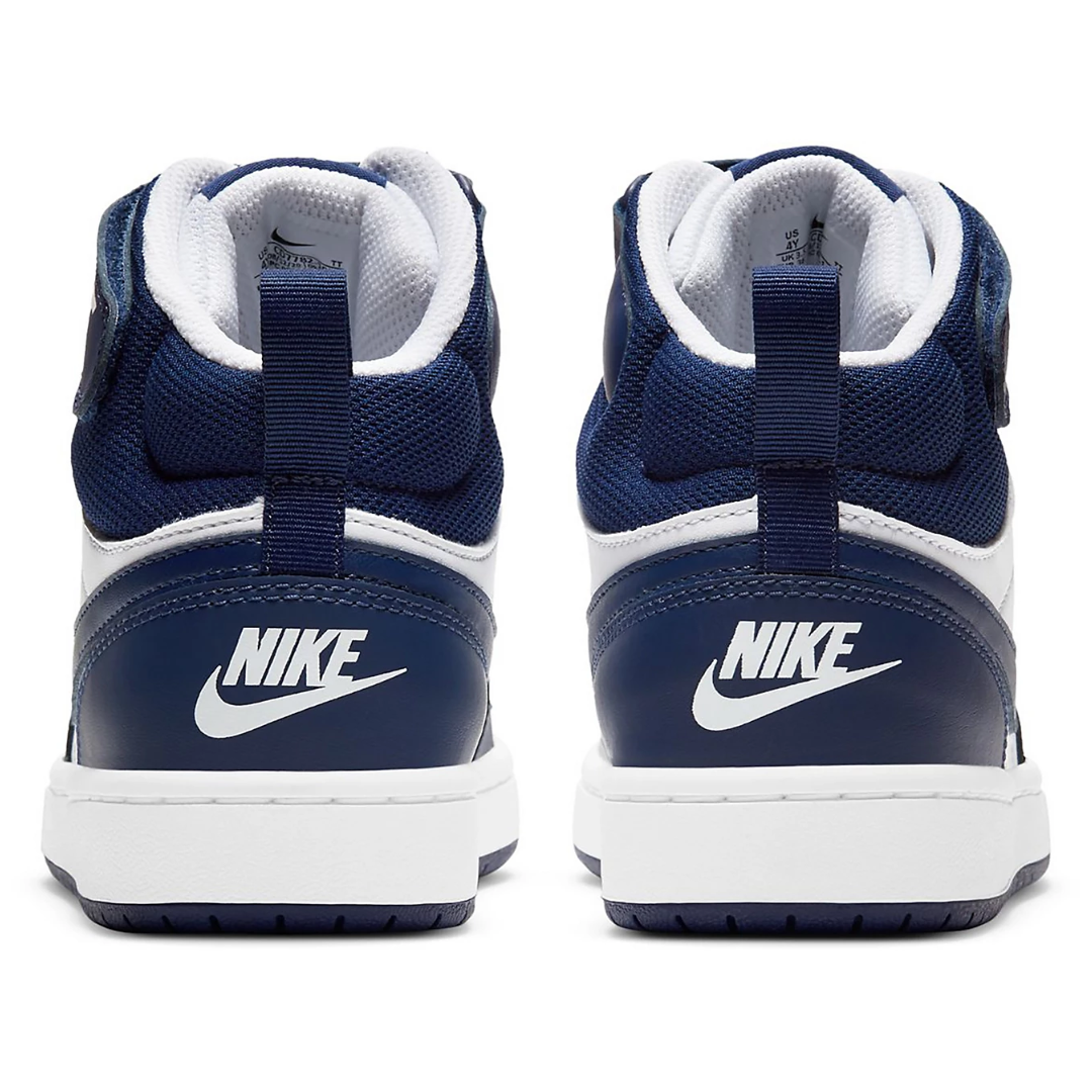 Nike Big Kids' Court Borough Mid 2 Shoes CD7782-107