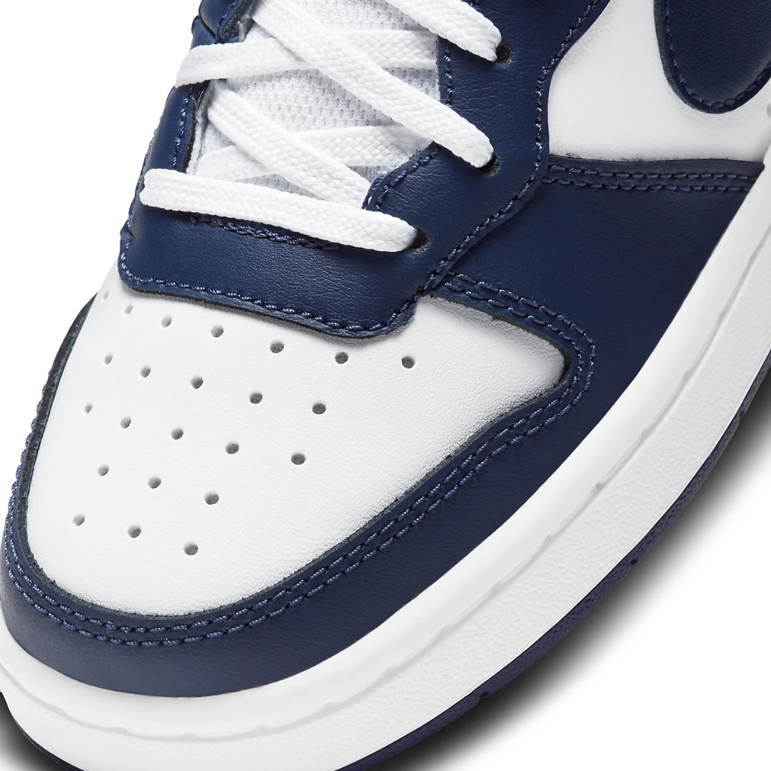 Nike Big Kids' Court Borough Mid 2 Shoes CD7782-107
