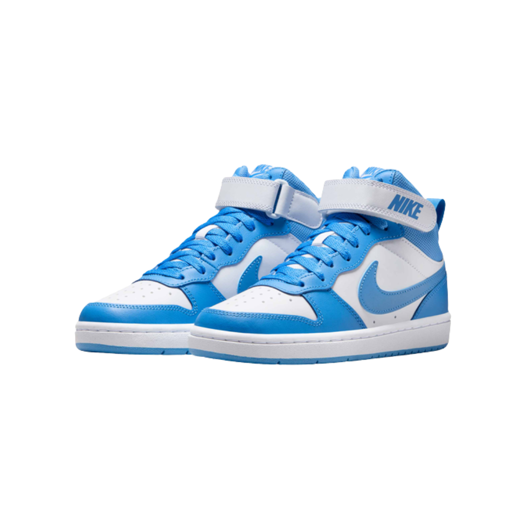 Nike Big Kids' Court Borough Mid 2 Shoes CD7782-123