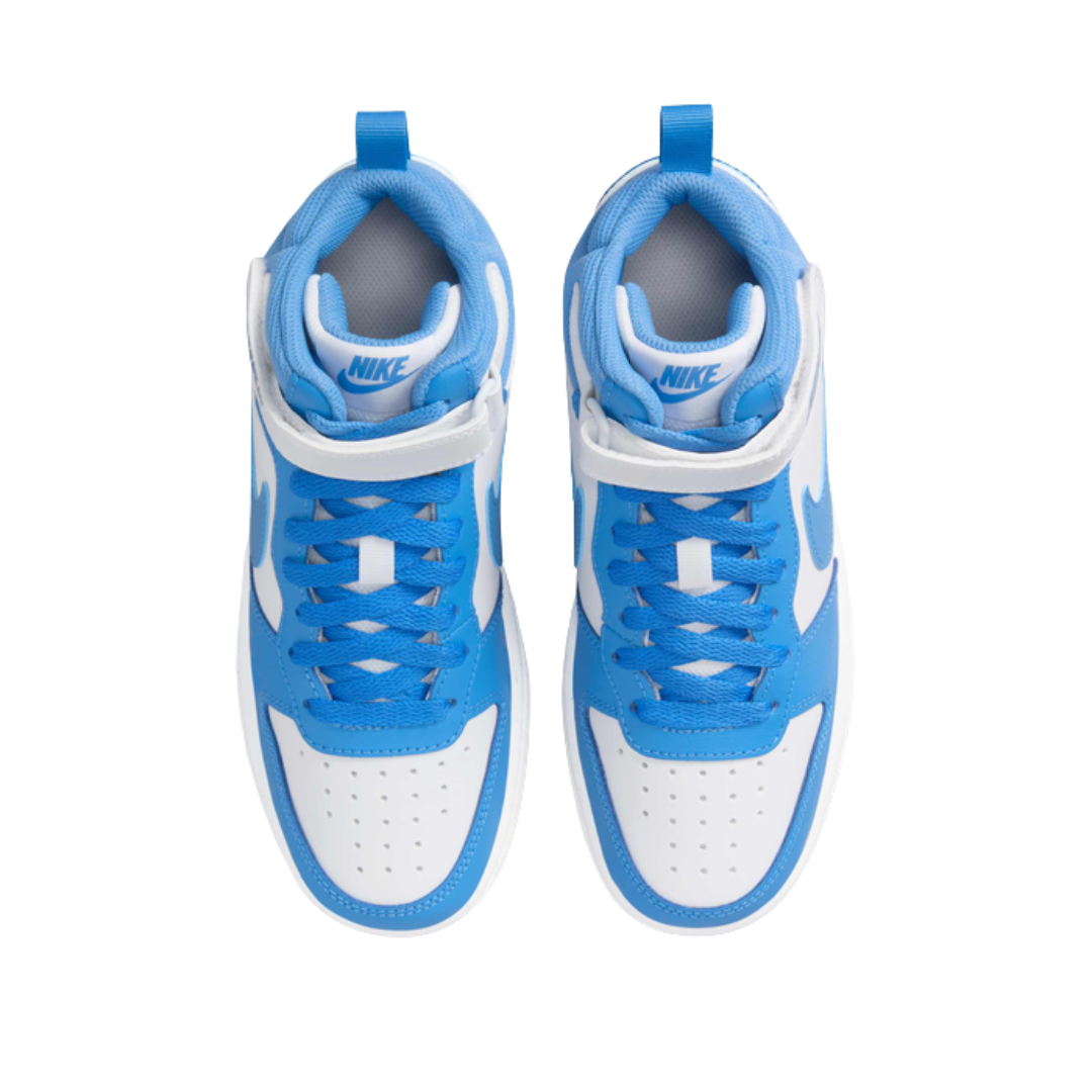 Nike Big Kids' Court Borough Mid 2 Shoes CD7782-123