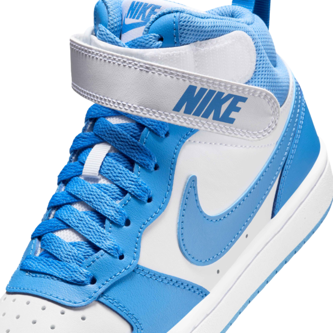 Nike Big Kids' Court Borough Mid 2 Shoes CD7782-123