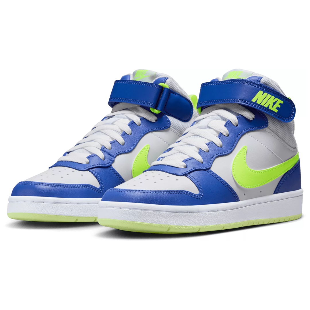 Nike Big Kids' Court Borough Mid 2 – (GS) Shoes - HJ9241-488