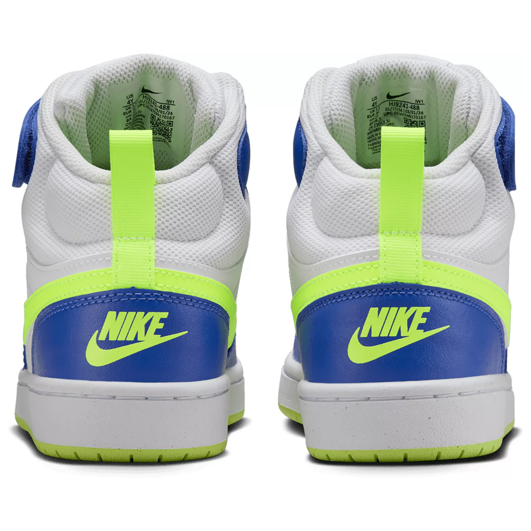Nike Big Kids' Court Borough Mid 2 – (GS) Shoes - HJ9241-488