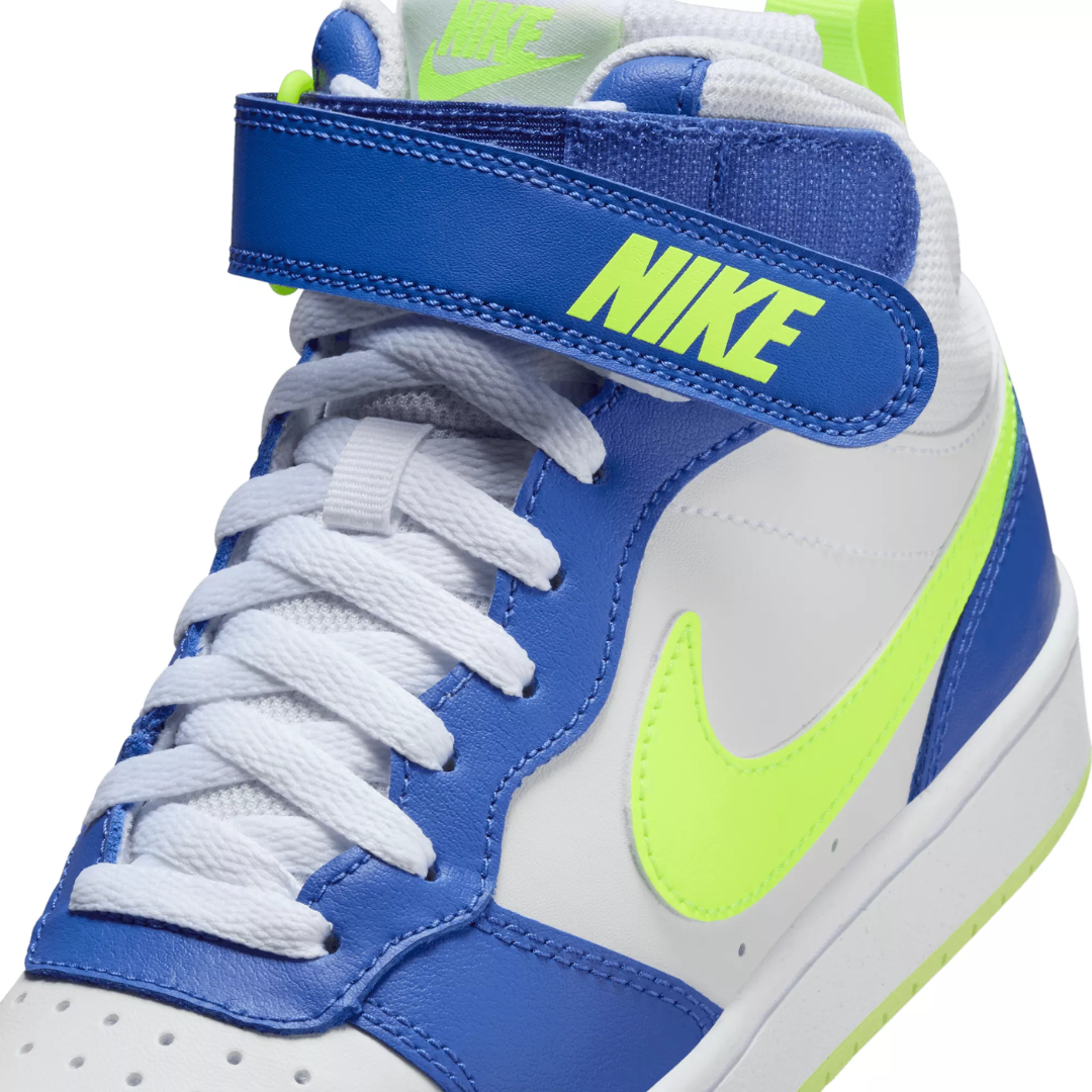 Nike Big Kids' Court Borough Mid 2 – (GS) Shoes - HJ9241-488