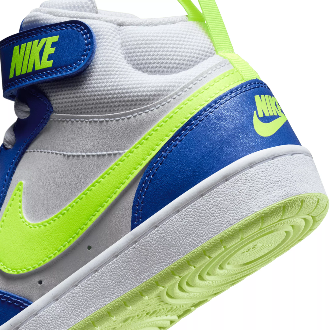 Nike Big Kids' Court Borough Mid 2 – (GS) Shoes - HJ9241-488
