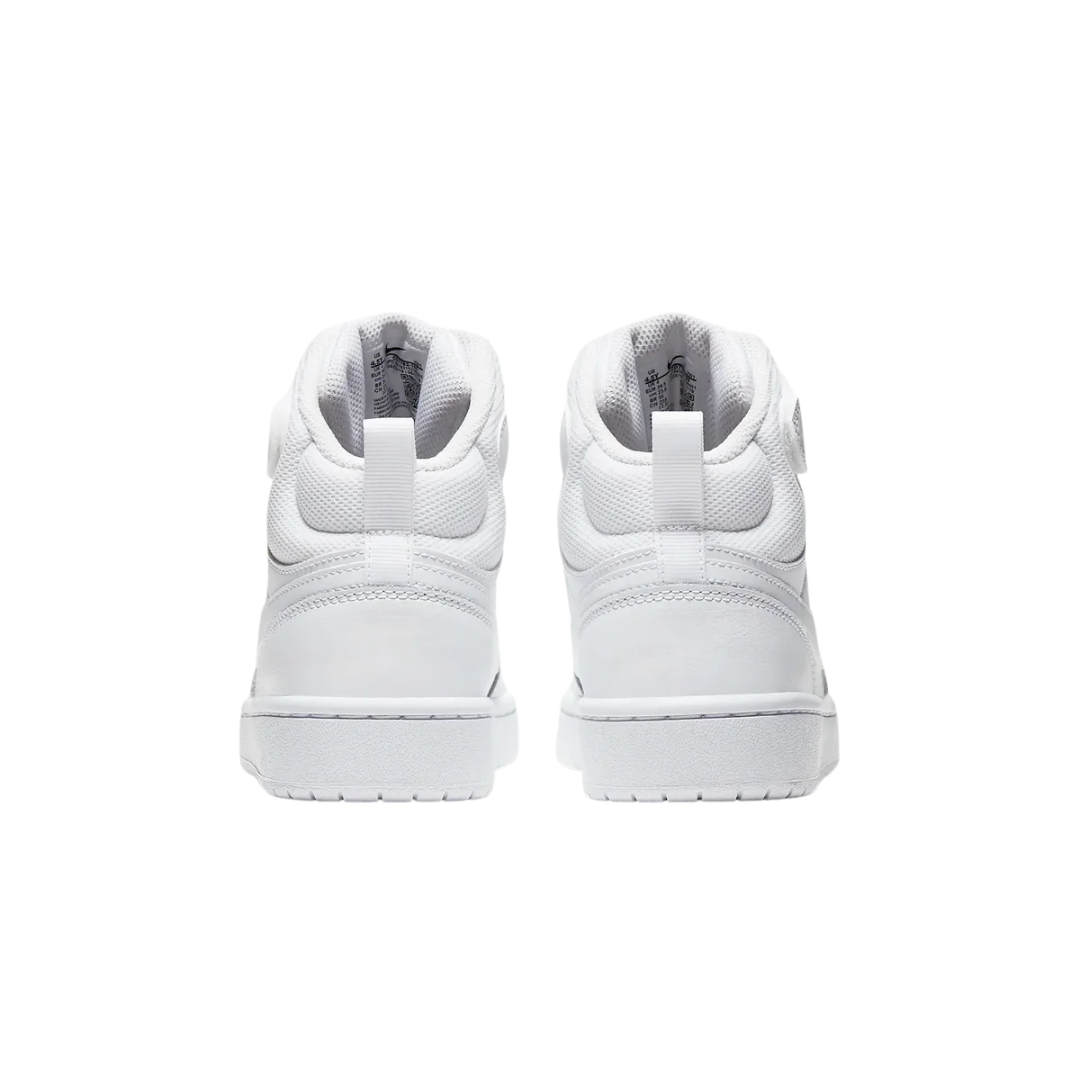 Nike Big Kids’ Court Borough Mid 2 (GS) Shoes – CD7782-100