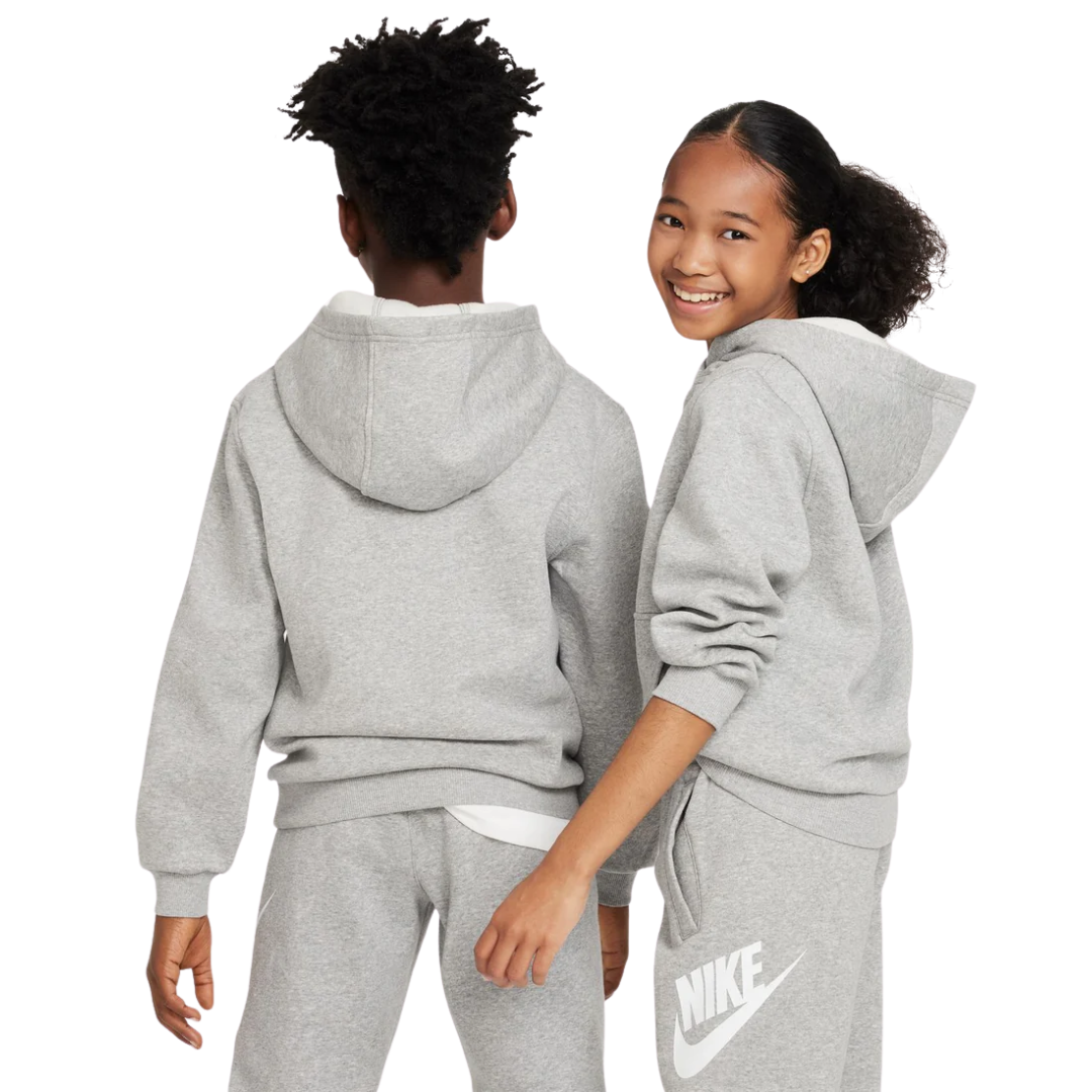 Nike Kid's Futura Pull Over Hoodie Grey CJ7861-063