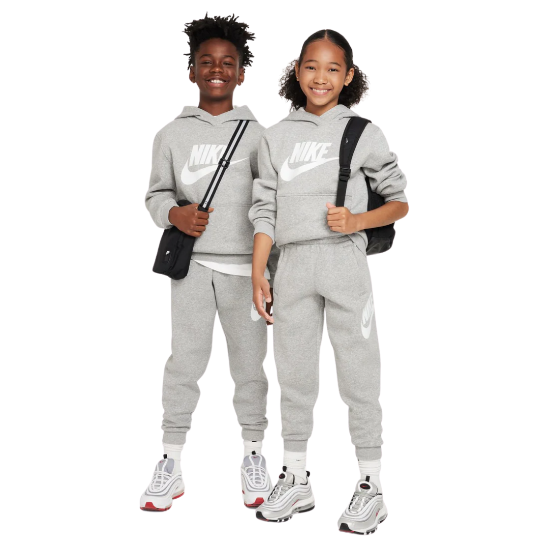 Nike Kid's Futura Pull Over Hoodie Grey CJ7861-063