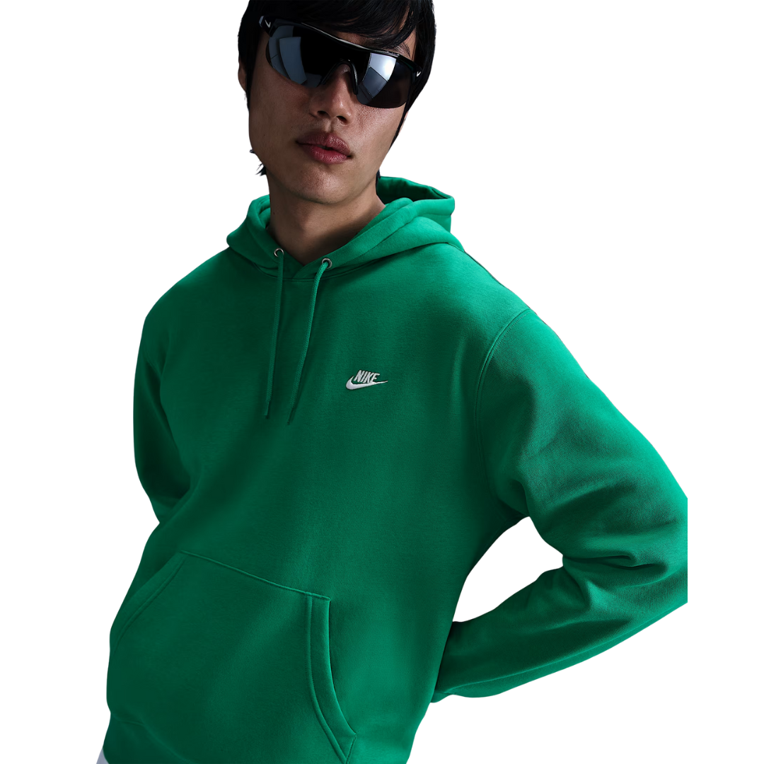 Nike Club Men’s Pullover Fleece Hoodie – Stadium Green FN3859-324