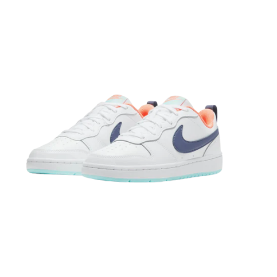 Nike Big Kids Court Borough Low 2 Shoes (GS) BQ5448-112