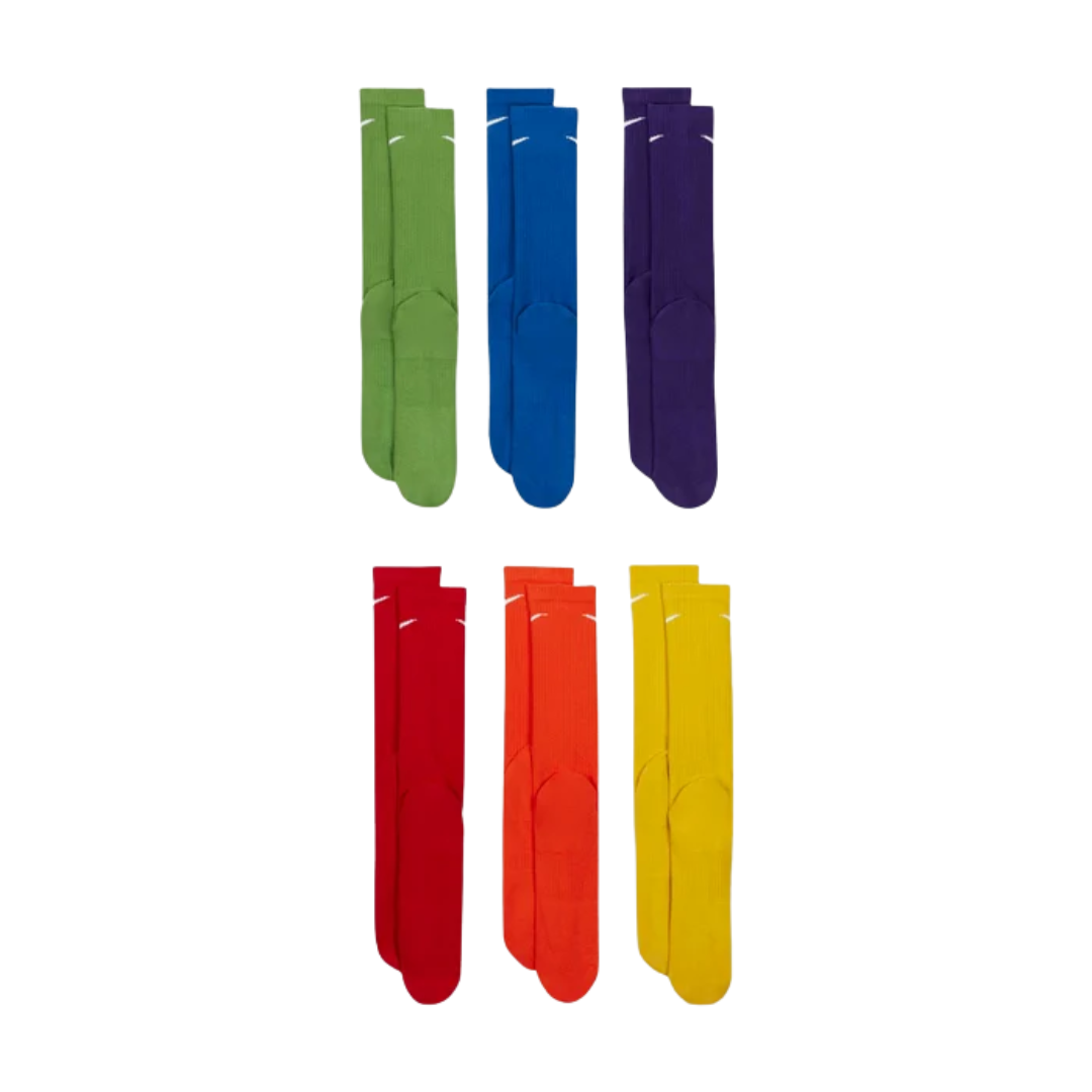 Nike Everyday Plus Cushioned Training Crew Socks (6 Pairs) –SX6897-903
