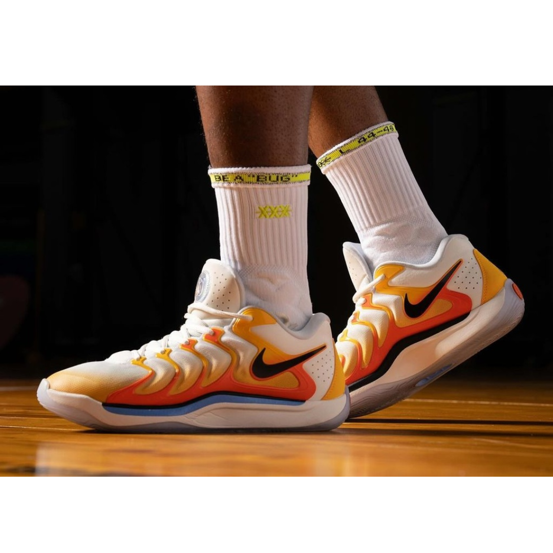 Nike Men's KD 17 Basketball Shoes Gold FJ9487-700