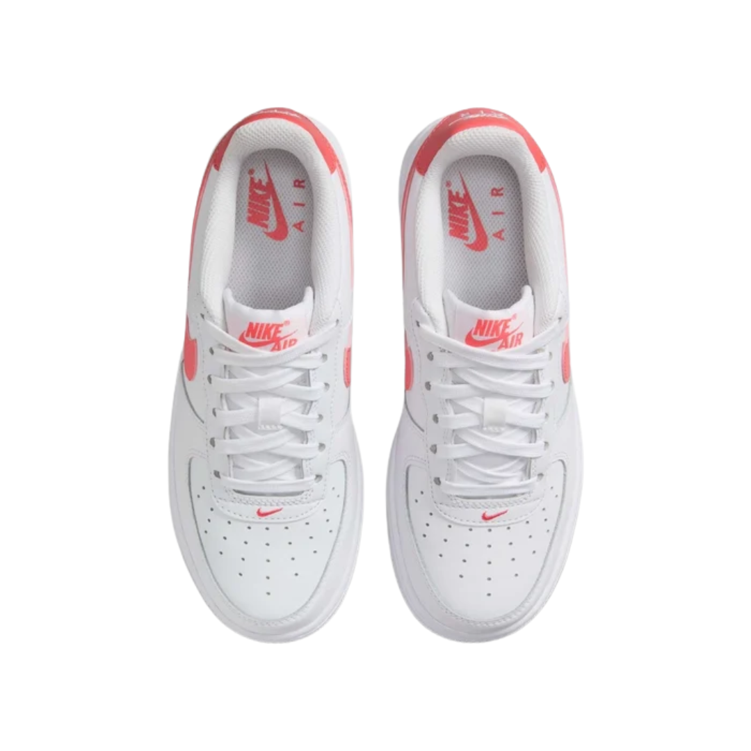 Nike Little Kids’ Air Force 1 Shoes – White/Magic Ember FV5948-117