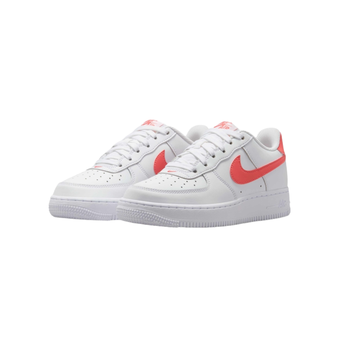Nike Little Kids’ Air Force 1 Shoes – White/Magic Ember FV5948-117