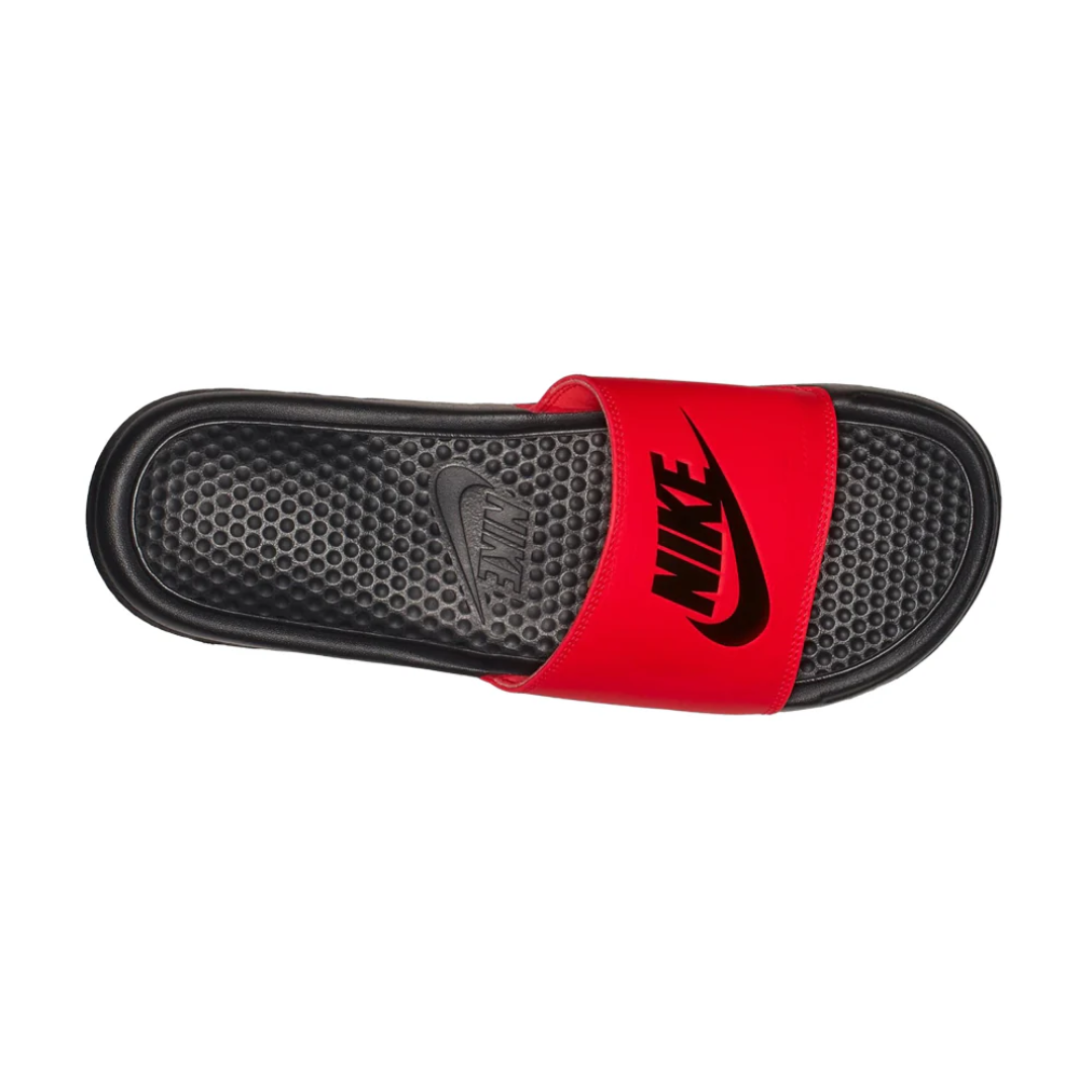 Nike Men's Benassi JDI Slides Red/Black – 343880-605