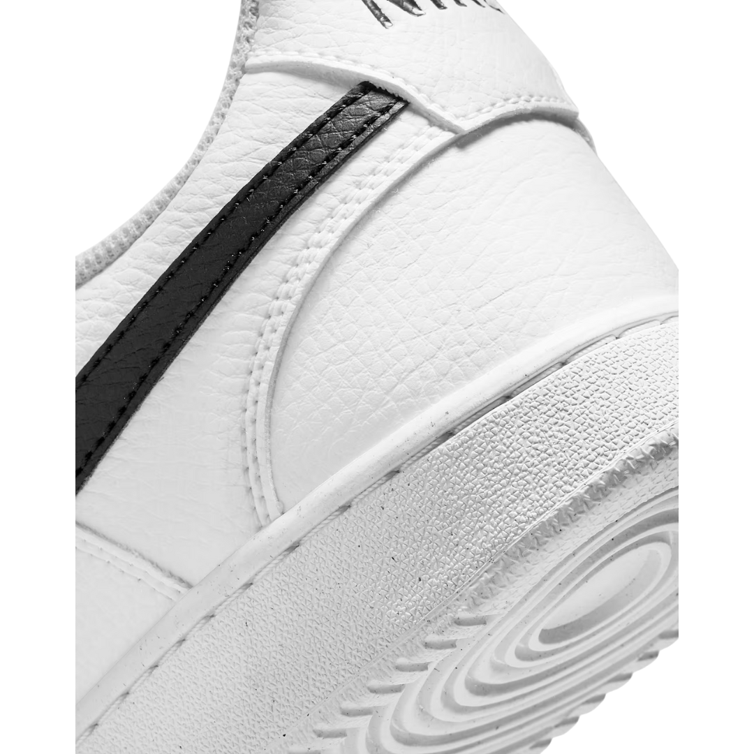 Nike Men’s Court Vision Low Next Nature Shoes – White/Black DH2987-101