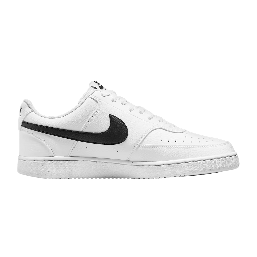 Nike Men’s Court Vision Low Next Nature Shoes – White/Black DH2987-101
