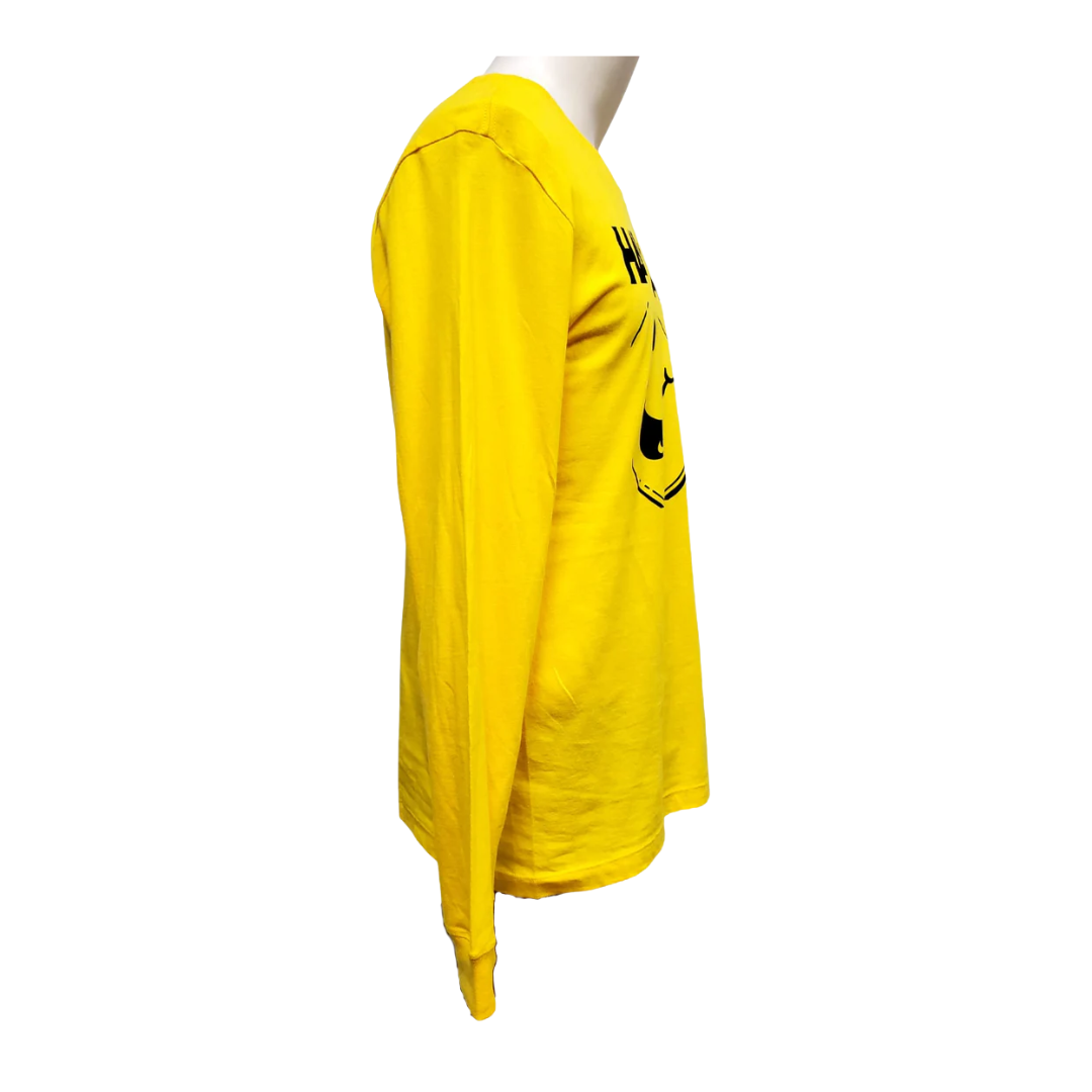 Nike Men's LS Yellow "HAVE A NIKE DAY" T- Shirt FN8569-749