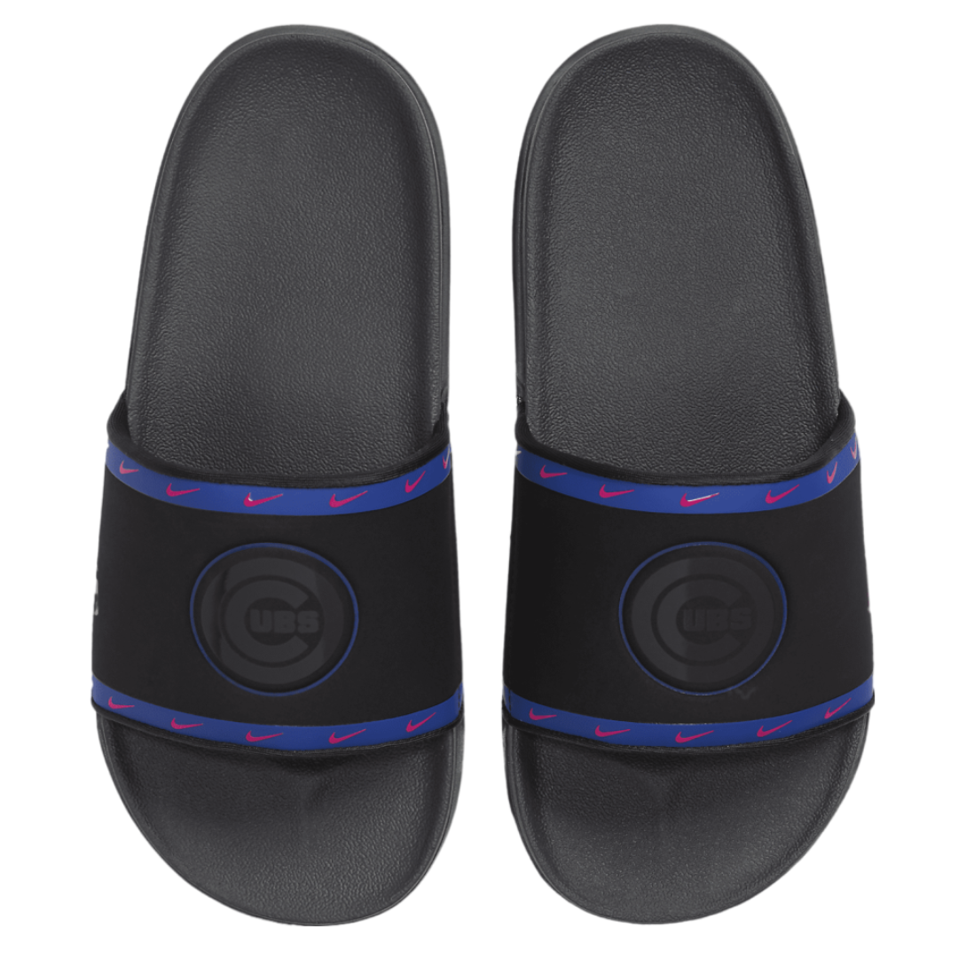 Nike Men's Offcourt Chicago Cubs Slide – Black/Royal Blue DH6973-002