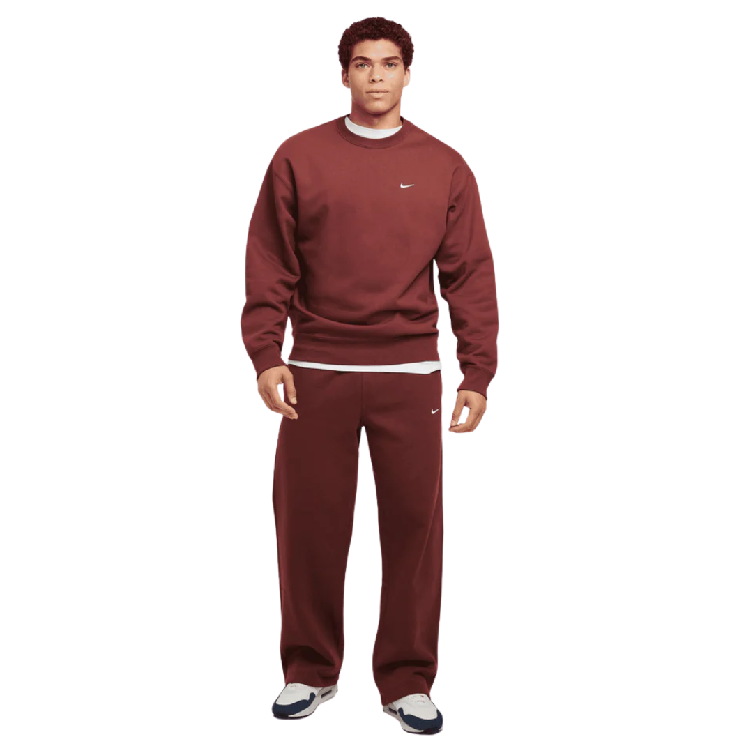 Nike Men’s Solo Swoosh Fleece Crew – Dark Pony DX1361-231
