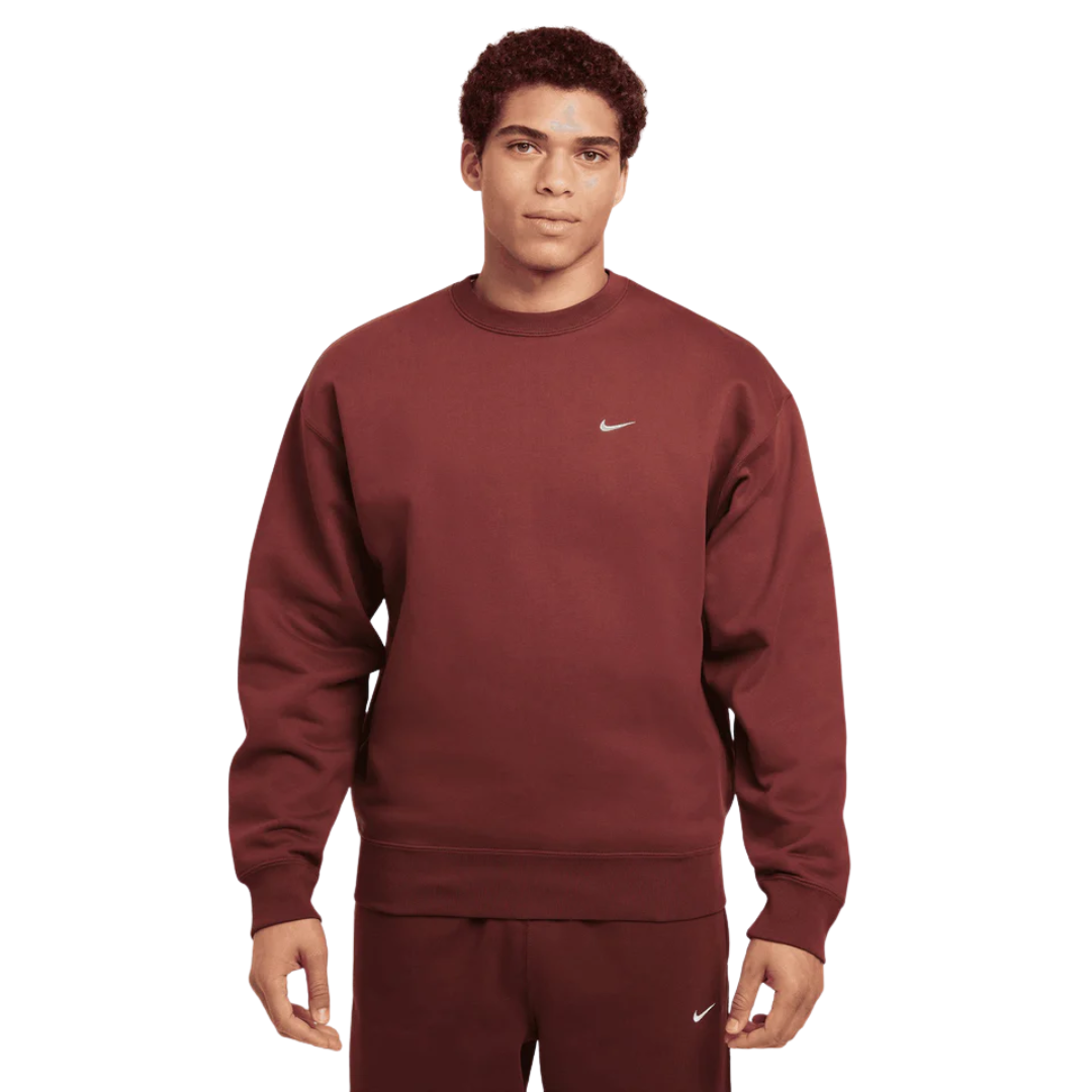 Nike Men’s Solo Swoosh Fleece Crew – Dark Pony DX1361-231