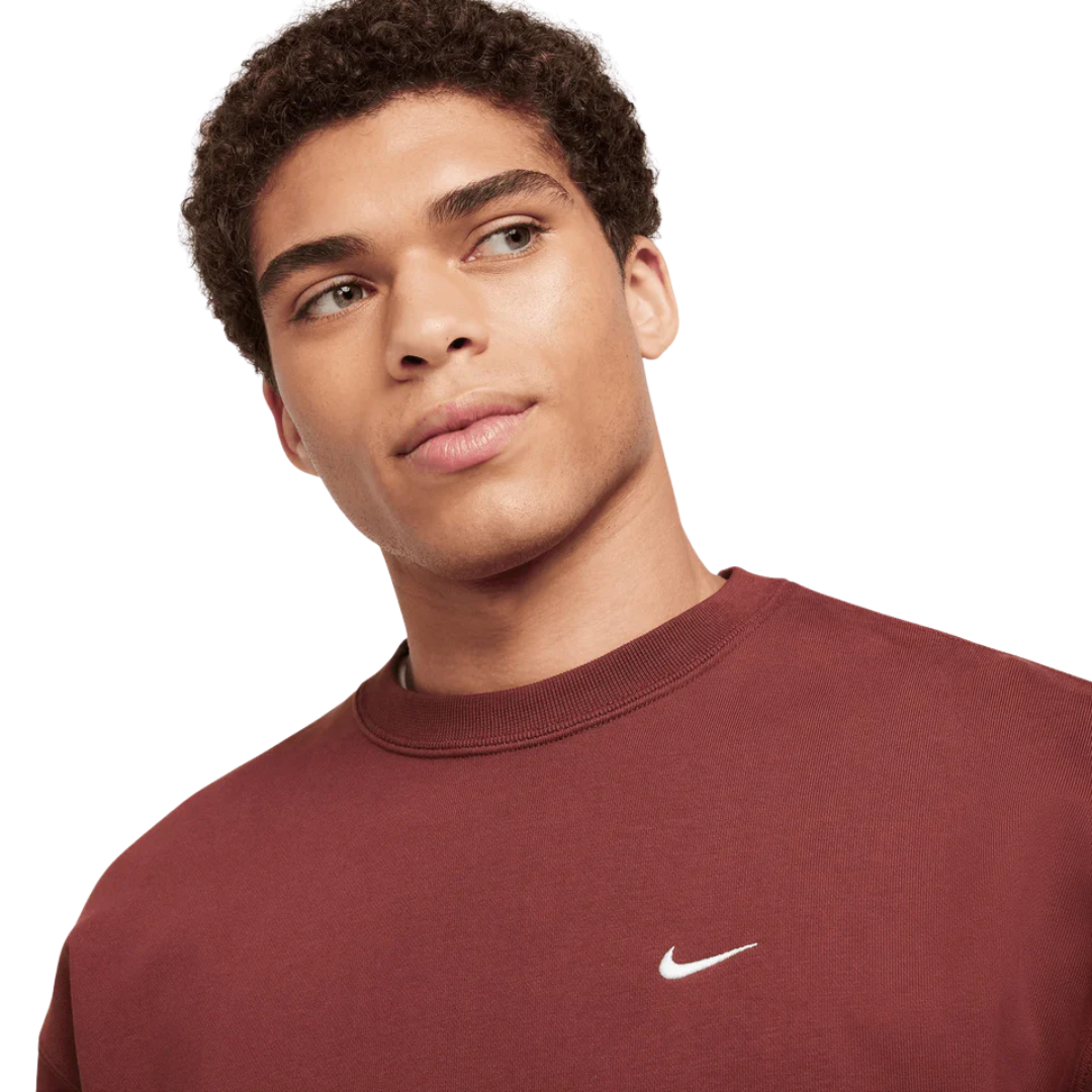 Nike Men’s Solo Swoosh Fleece Crew – Dark Pony DX1361-231