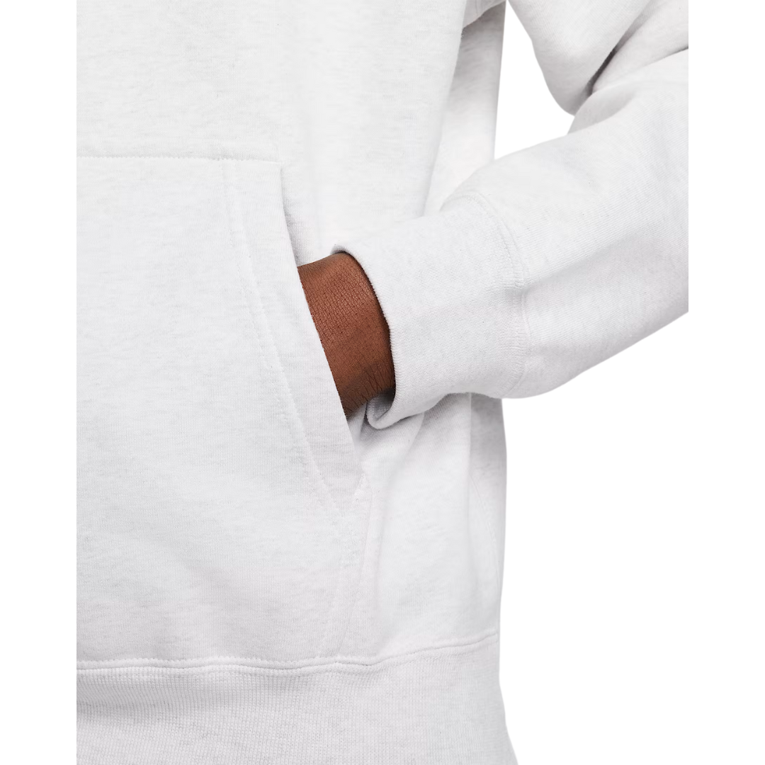 Nike Men's Solo Swoosh Fleece Pullover Hoodie White 611457-133