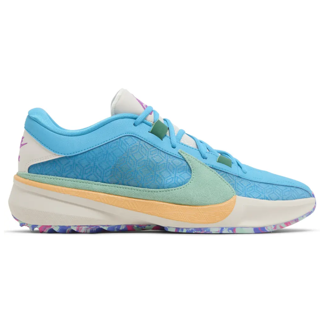 Nike Men’s Zoom Freak 5 “Cyan” Giannis Shoe – DX4985-400