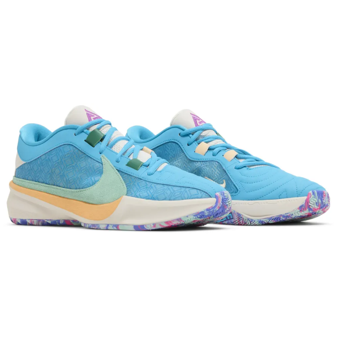 Nike Men’s Zoom Freak 5 “Cyan” Giannis Shoe – DX4985-400