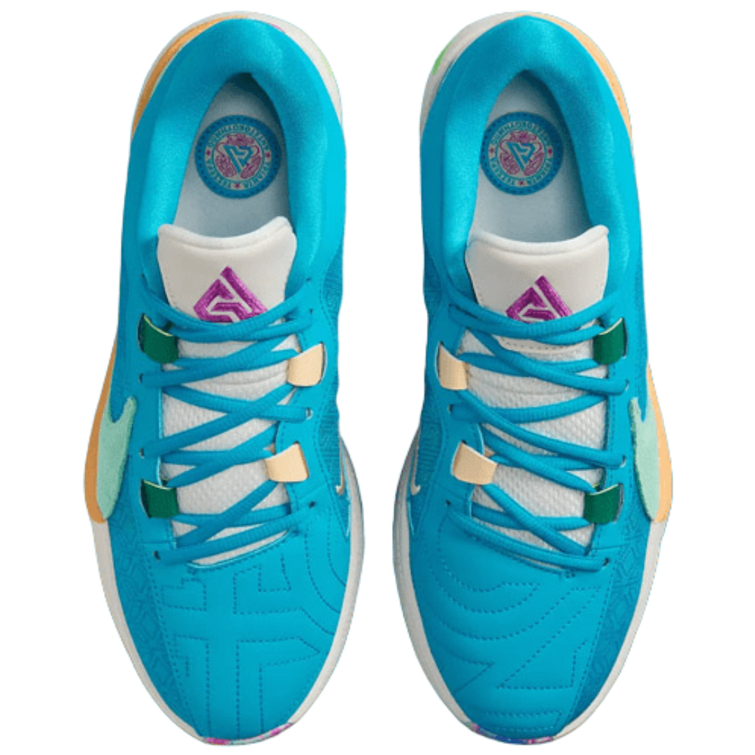 Nike Men’s Zoom Freak 5 “Cyan” Giannis Shoe – DX4985-400