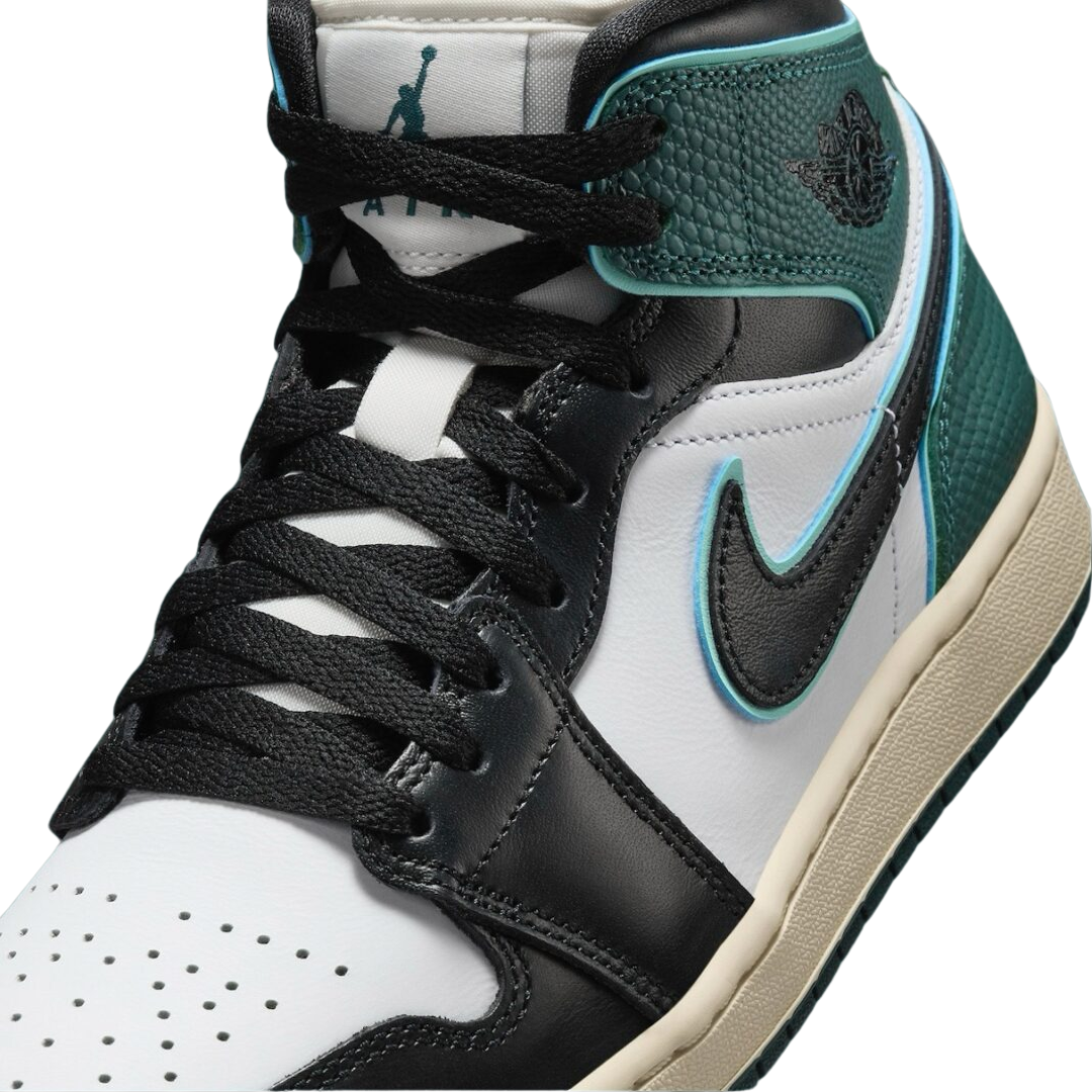 Nike Unisex Air Jordan 1 Mid “Oxidized Green” Shoes – FQ7818-100