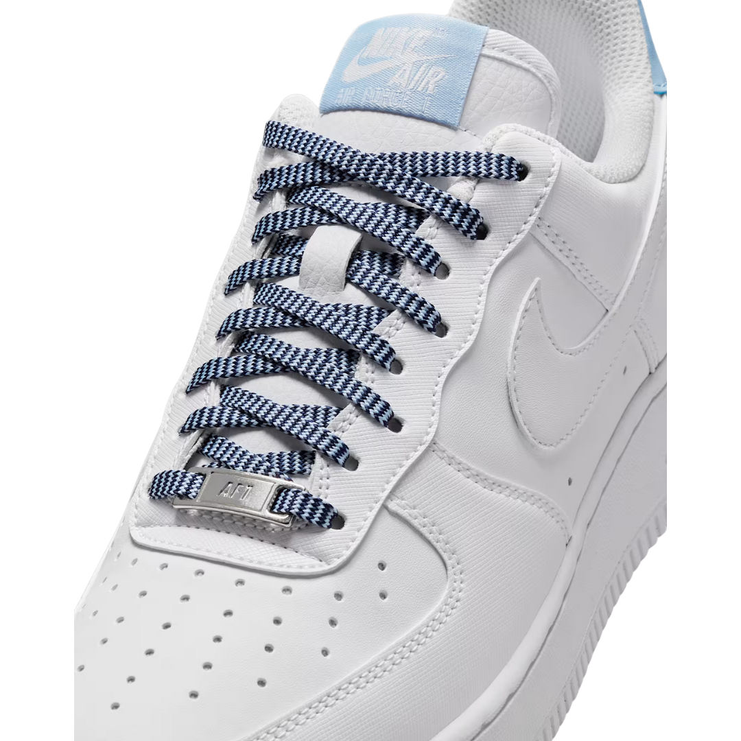 Nike Women's Air Force 1 '07 Shoes White/Light Armory Blue – IB7167-101