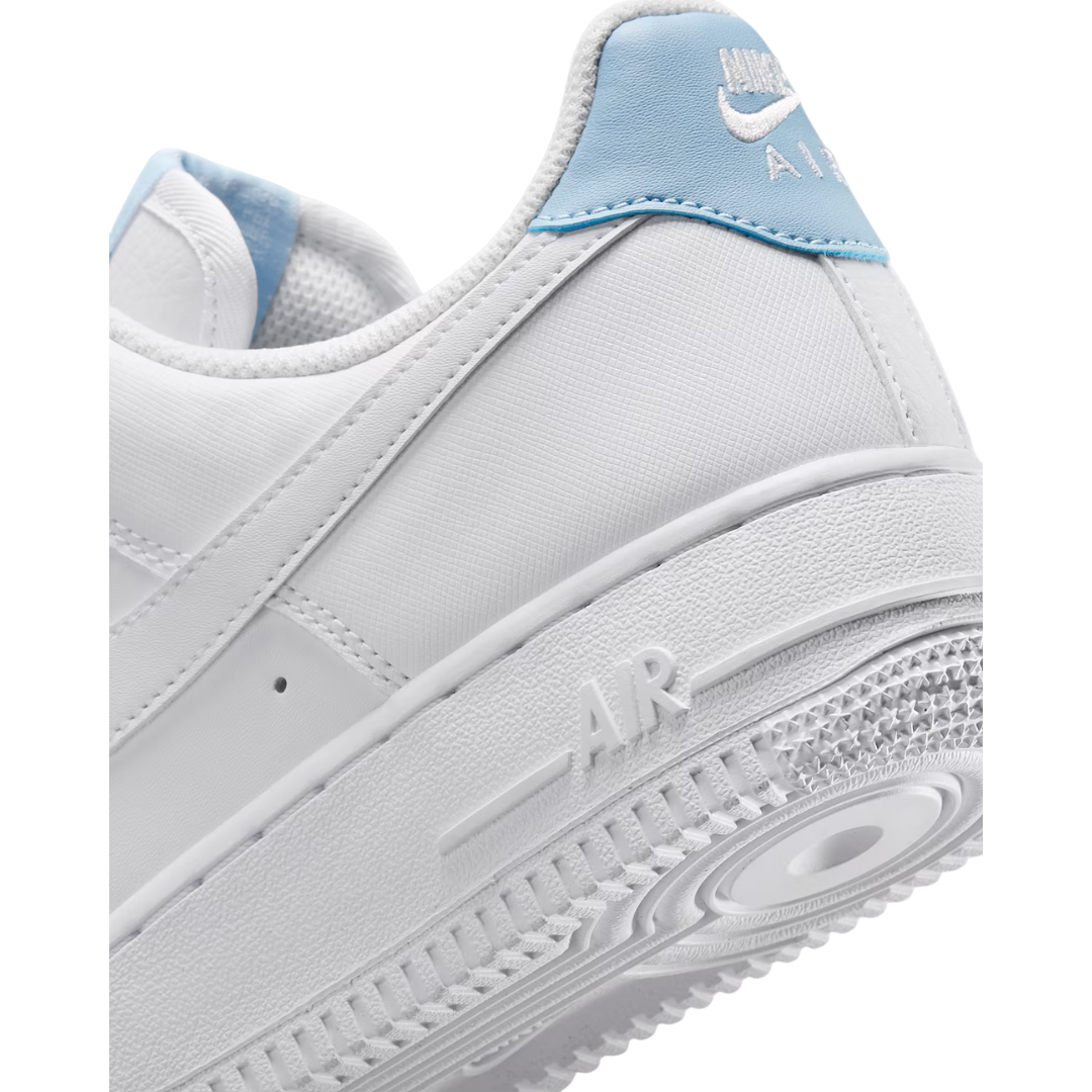 Nike Women's Air Force 1 '07 Shoes White/Light Armory Blue – IB7167-101