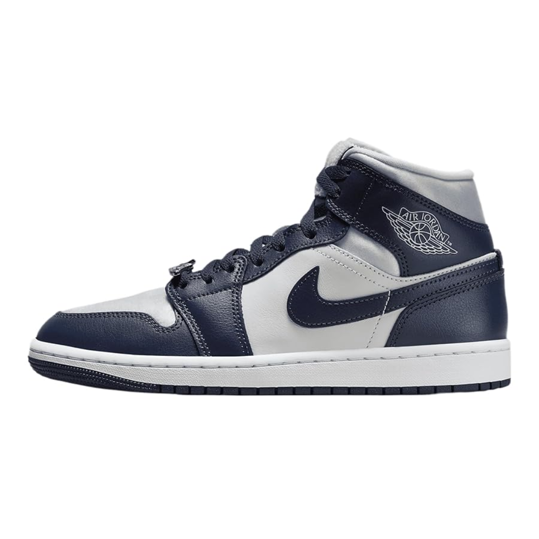 Nike Air Jordan 1 Mid 'Midnight Navy Gold Charms' Shoes– FZ8777-044