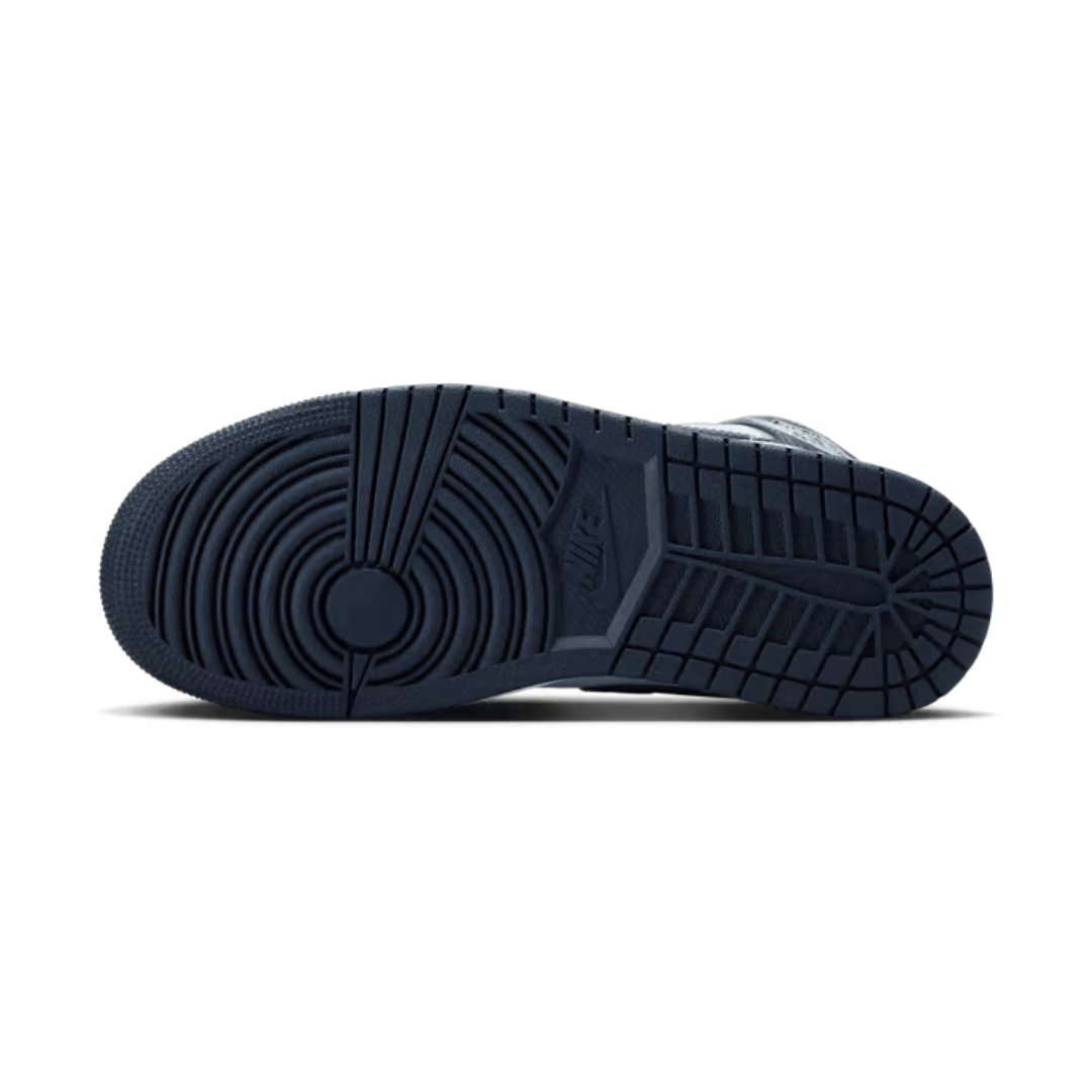 Nike Air Jordan 1 Mid 'Midnight Navy Gold Charms' Shoes– FZ8777-044