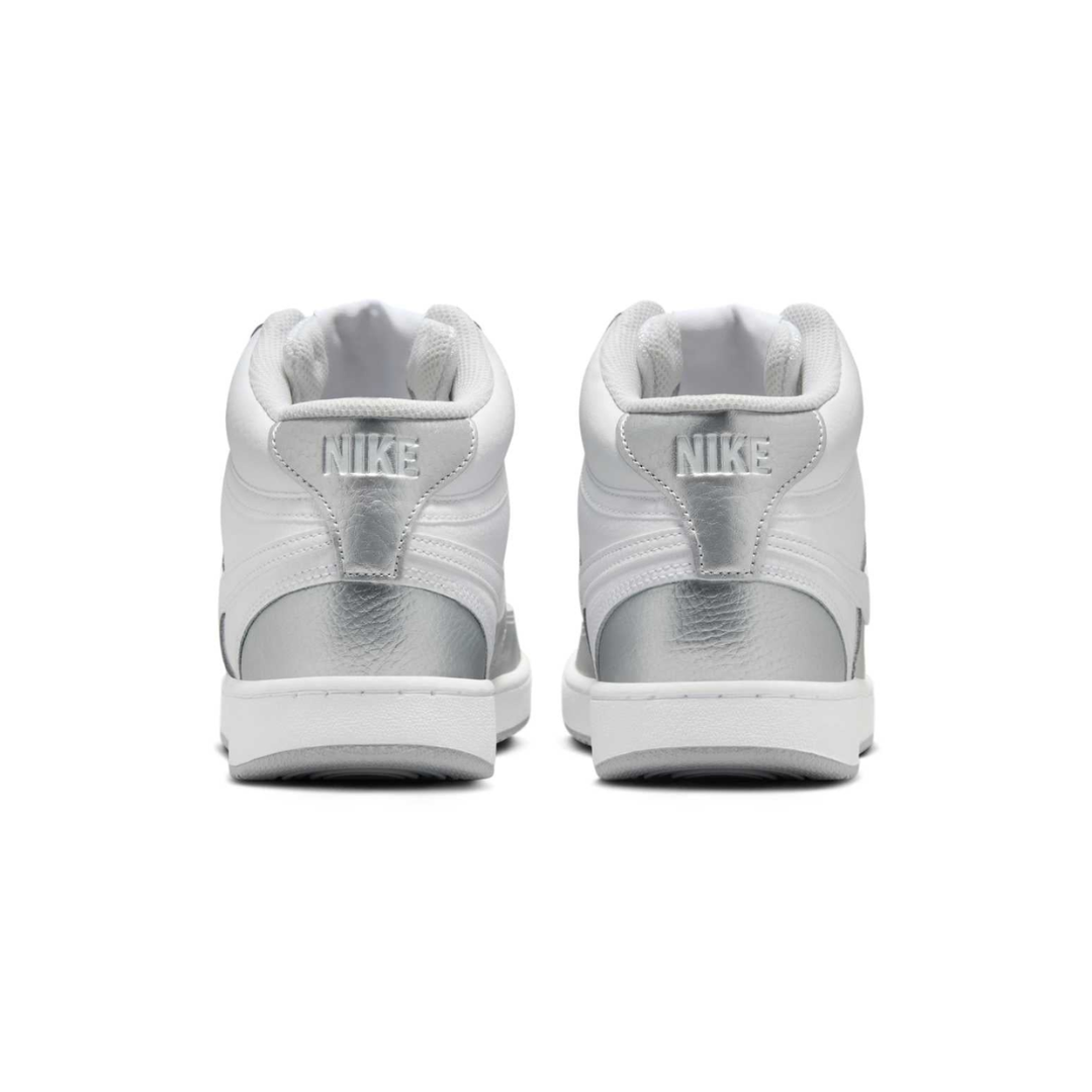 Nike Women’s Court Vision Mid 'Silver Grey' Shoes  – CD5436-108
