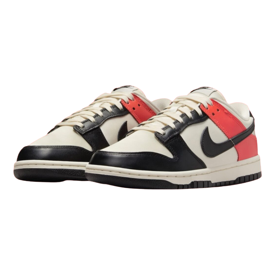 Nike Women's Dunk Low Black Toe / Bright Crimson Shoes – HQ3423-635