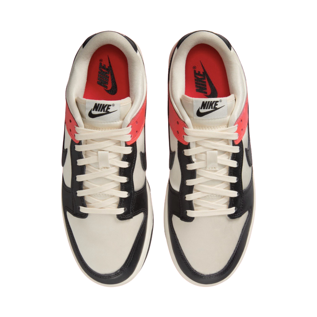 Nike Women's Dunk Low Black Toe / Bright Crimson Shoes – HQ3423-635