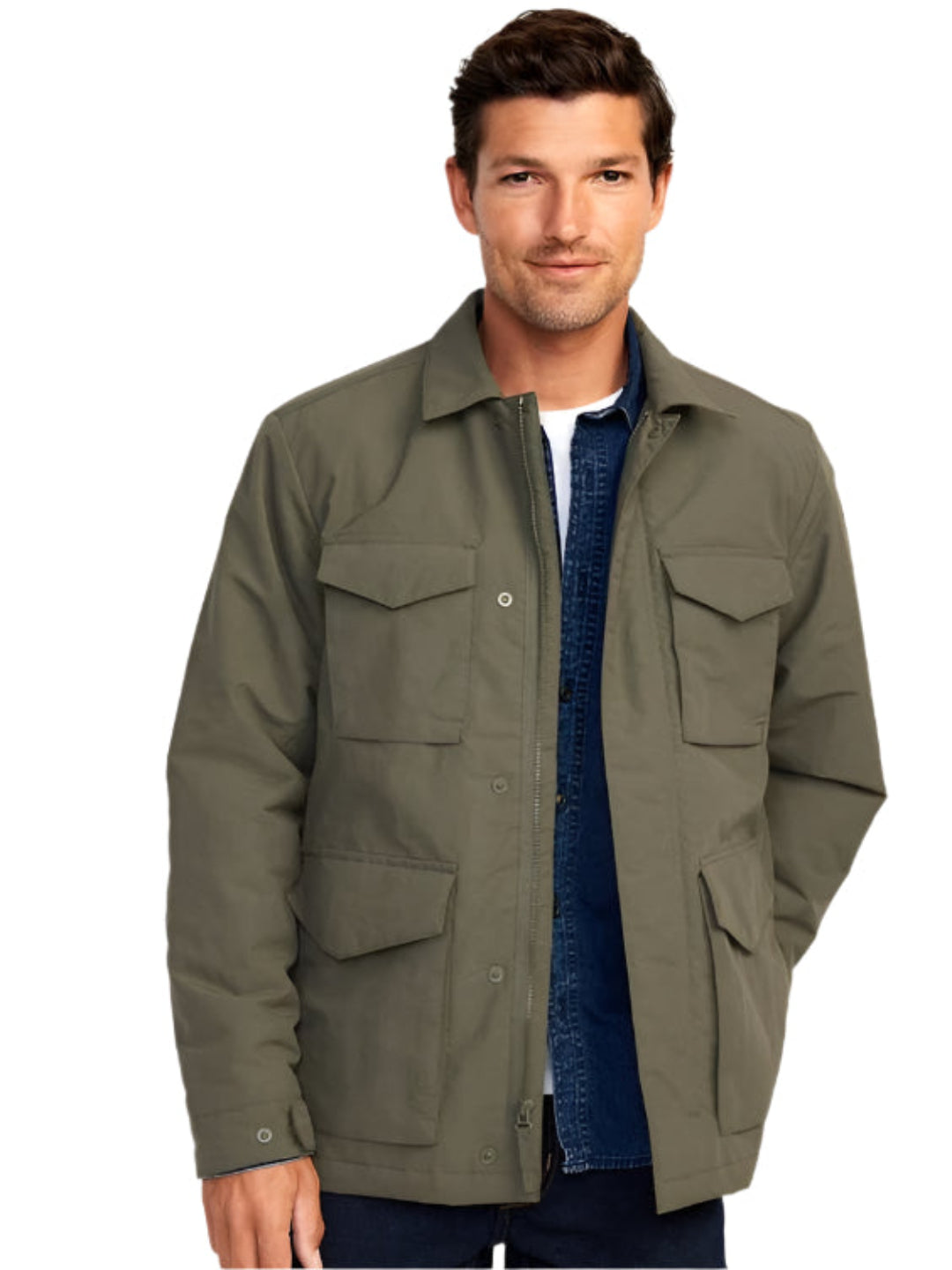 Chaqueta técnica resistente al agua para hombre de Old Navy 746658-001