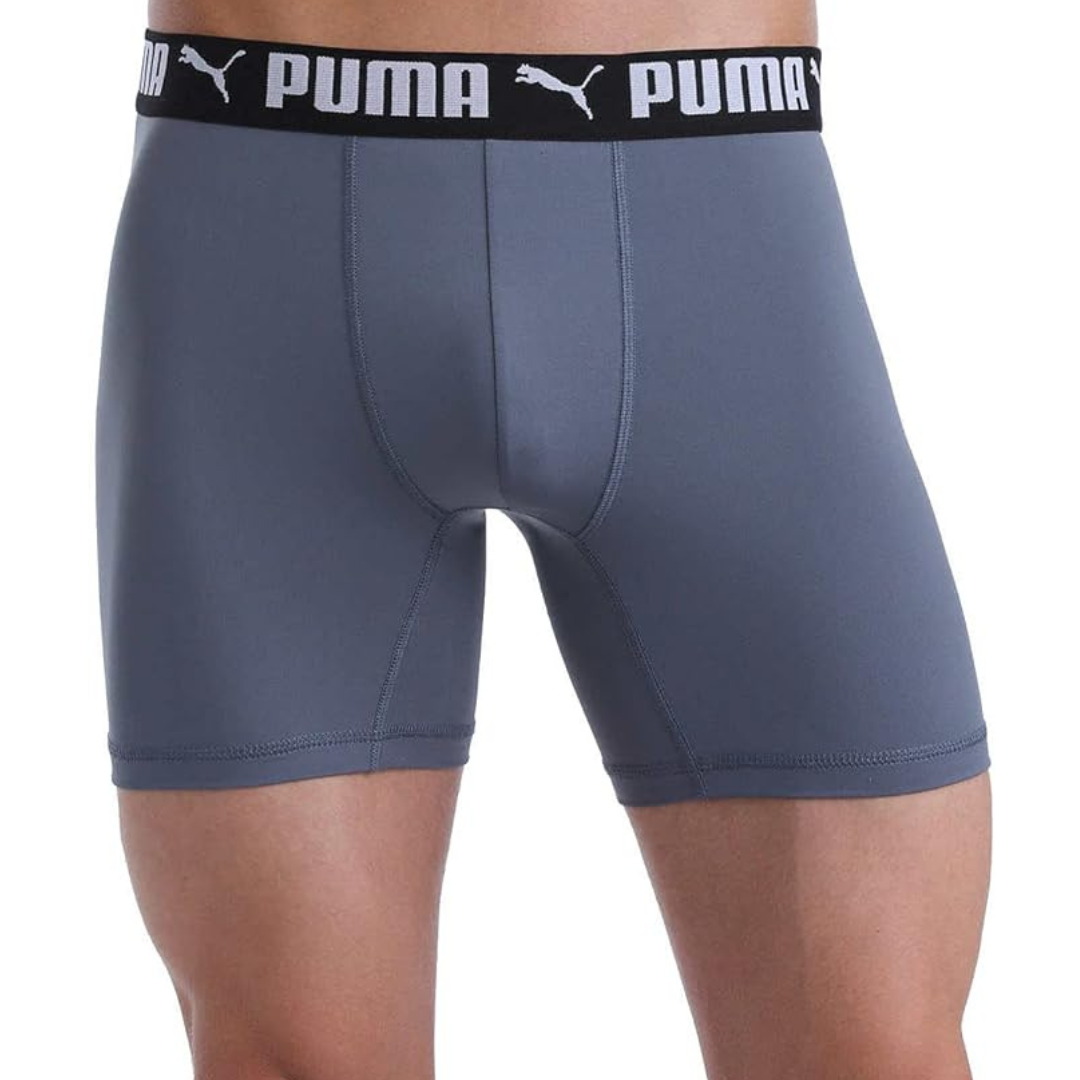 Puma Men's Microfiber Boxer Brief, 5-pack