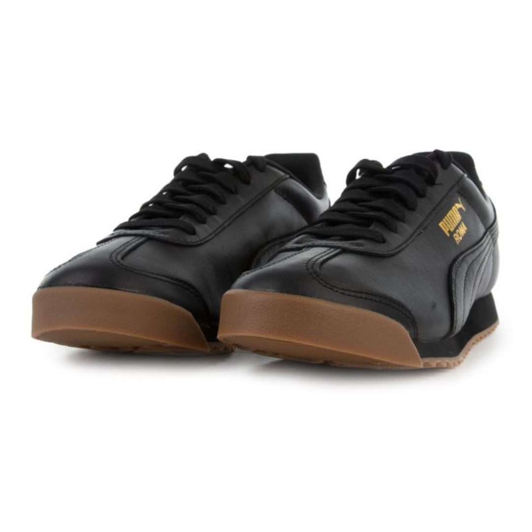 Puma Men’s Roma Classic Gum Sneakers Black  – 36640802