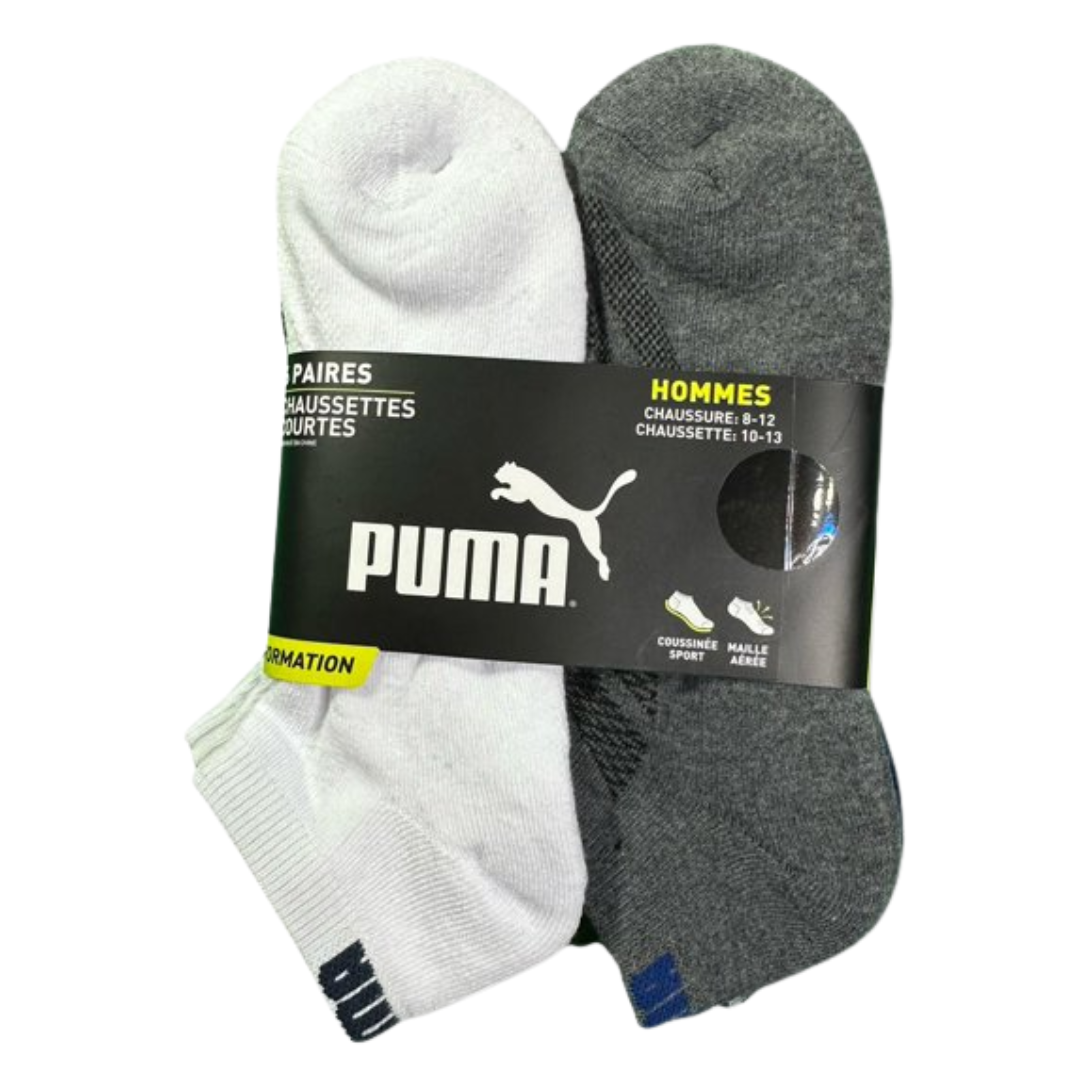 Puma Men's Low Cut 6 Pack Sportstyle Socks