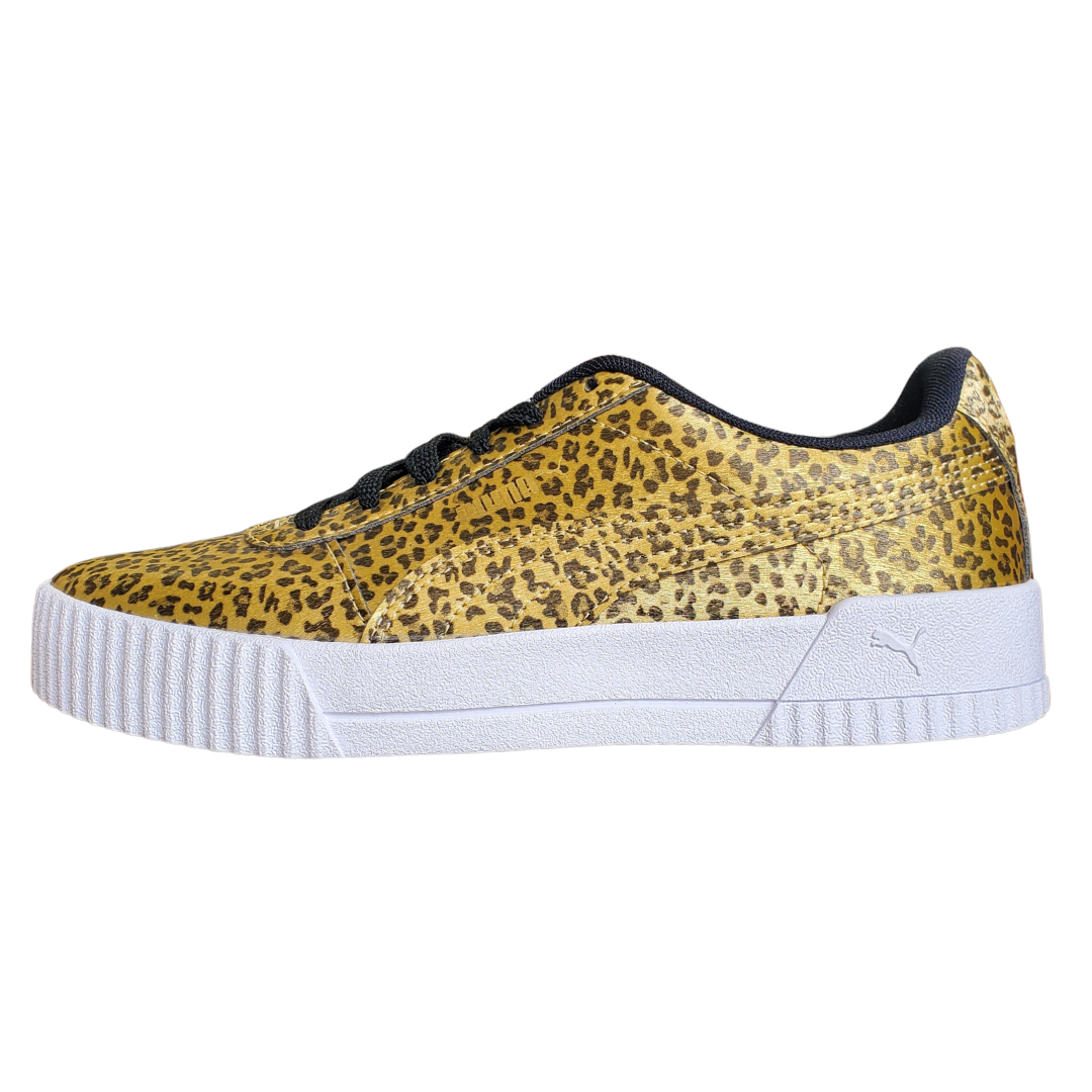 Puma Women's Carina Leopard Print Sneaker Shoes 381455-01