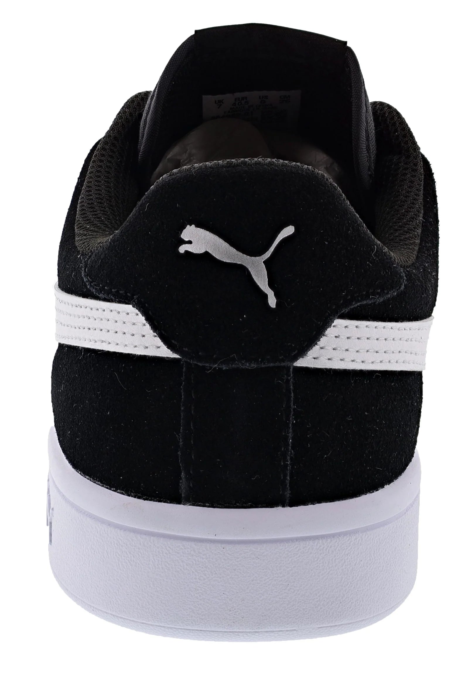 Puma Classic Suede pour homme Noir et blanc 386436 01