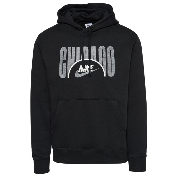 Nike City Force Chicago Fleece Pullover Hoodie Black CQ7247-010