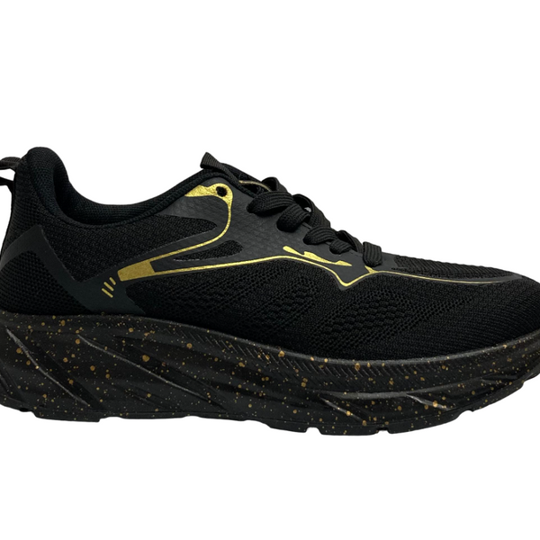 QRunnerBlackWalkingShoeswithGo