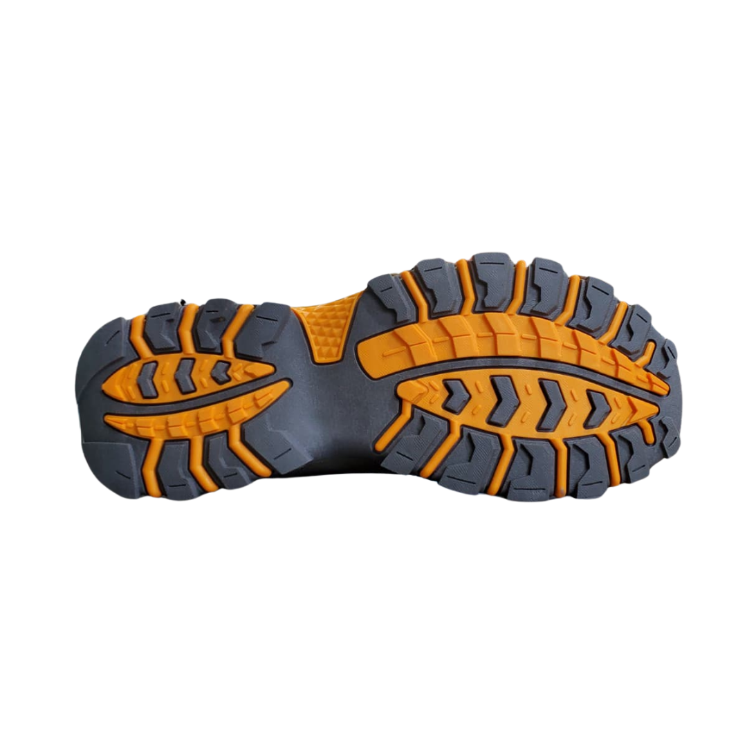 RBX Men's Nitro Work/Hiking Boots – Grey/Yellow EF14526